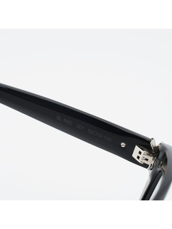 Saint Laurent SLM80 001 Eyeglasses Black 52mm Cat Eye Frame main image 5